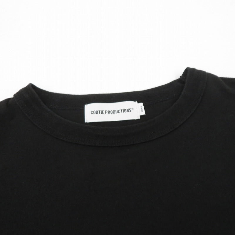 COOTIE | クーティー SUPIMA OVERSIZED CELLIE L/S TEE 半袖Ｔシャツ ブラック サイズ：S【瀬戸大橋店】
