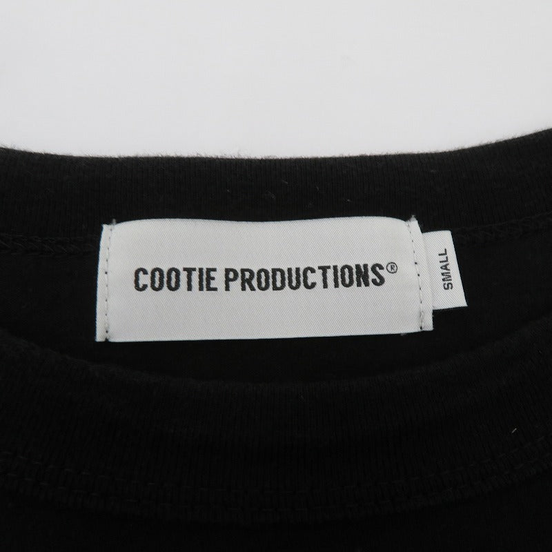 COOTIE | クーティー SUPIMA OVERSIZED CELLIE L/S TEE 半袖Ｔシャツ ブラック サイズ：S【瀬戸大橋店】