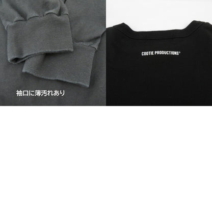 COOTIE | クーティー SUPIMA OVERSIZED CELLIE L/S TEE 半袖Ｔシャツ ブラック サイズ：S【瀬戸大橋店】