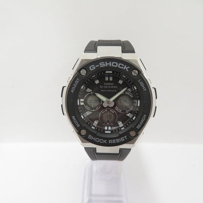 G-SHOCK | ジーショック G-STEEL/Mid Size Series アナデジ電波ソーラー 腕時計 GST-W300-1AJF ブラック【瀬戸大橋店】