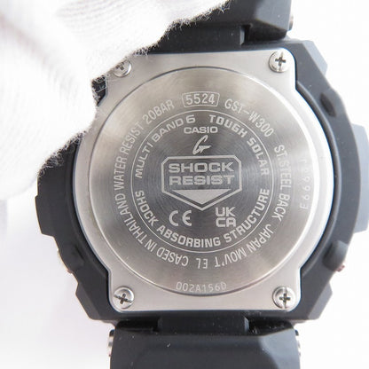 G-SHOCK | ジーショック G-STEEL/Mid Size Series アナデジ電波ソーラー 腕時計 GST-W300-1AJF ブラック【瀬戸大橋店】