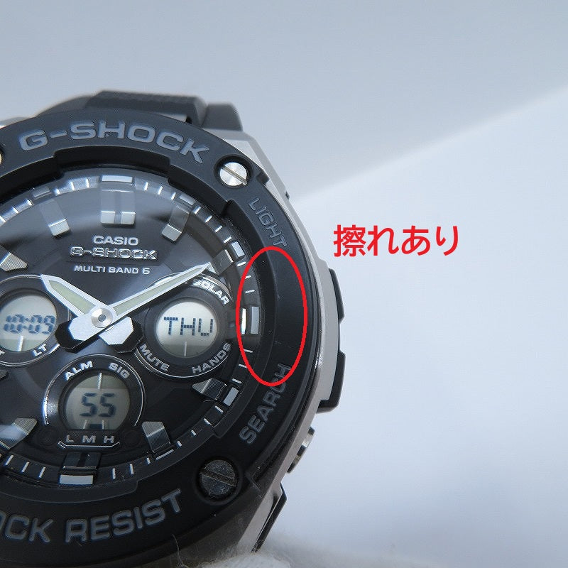 G-SHOCK | ジーショック G-STEEL/Mid Size Series アナデジ電波ソーラー 腕時計 GST-W300-1AJF ブラック【瀬戸大橋店】