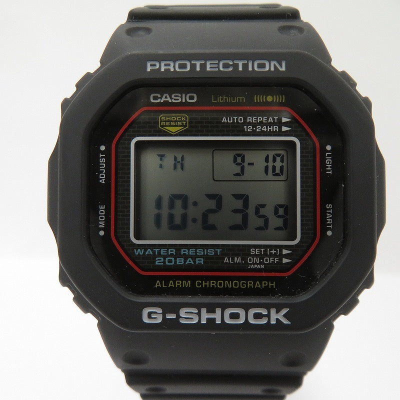 G-SHOCK | ジーショック DIGITAL/5000 SERIES デジタルクォーツ 腕時計 DW-5000R-1AJF ブラック【瀬戸大橋店】