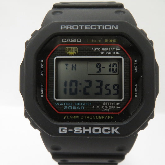 G-SHOCK | ジーショック DIGITAL/5000 SERIES デジタルクォーツ 腕時計 DW-5000R-1AJF ブラック【瀬戸大橋店】