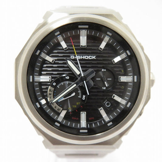 G-SHOCK | ジーショック アナログソーラー 腕時計 GST-B1000D-1AJF シルバー 文字盤ブラック【瀬戸大橋店】