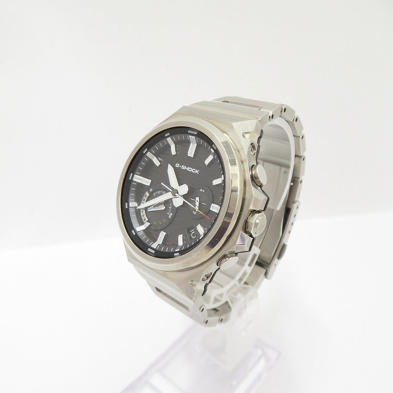 G-SHOCK | ジーショック アナログソーラー 腕時計 GST-B1000D-1AJF シルバー 文字盤ブラック【瀬戸大橋店】