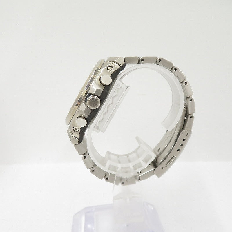 G-SHOCK | ジーショック アナログソーラー 腕時計 GST-B1000D-1AJF シルバー 文字盤ブラック【瀬戸大橋店】