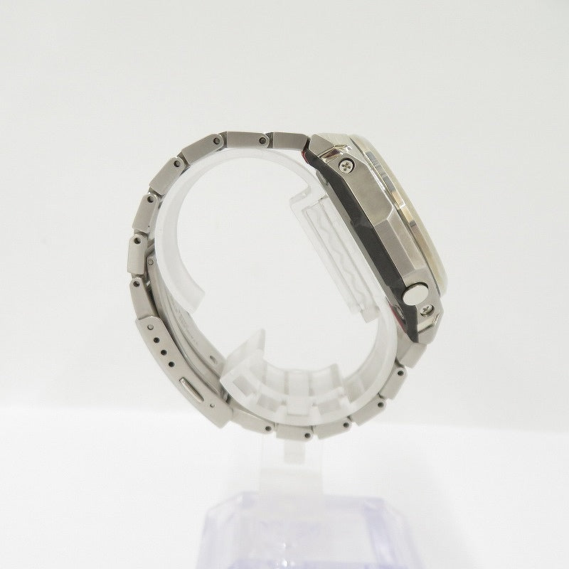 G-SHOCK | ジーショック アナログソーラー 腕時計 GST-B1000D-1AJF シルバー 文字盤ブラック【瀬戸大橋店】