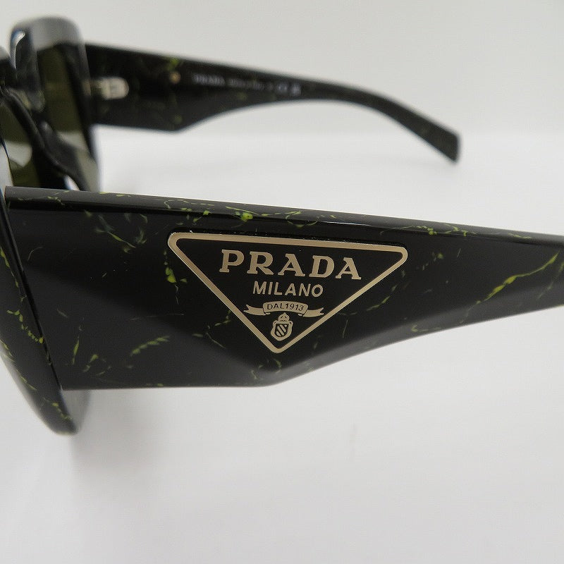 PRADA | プラダ シンボル トライアングルロゴ サングラス SPR14Z-F サイズ：52□17 ブラック【瀬戸大橋店】