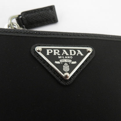 PRADA | プラダ Re-Nylon トライアングルロゴ 二つ折り財布 2ML049 2DMH ブラック【瀬戸大橋店】