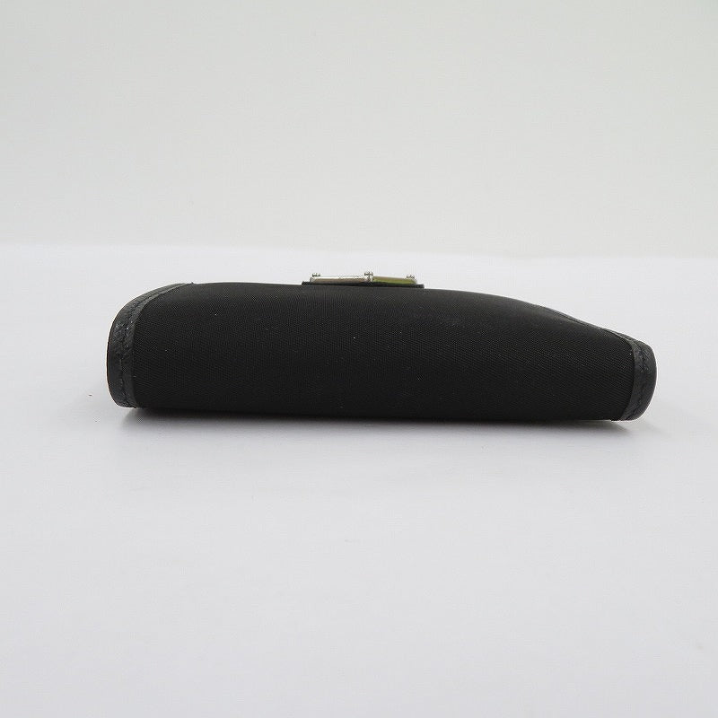 PRADA | プラダ Re-Nylon トライアングルロゴ 二つ折り財布 2ML049 2DMH ブラック【瀬戸大橋店】