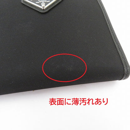 PRADA | プラダ Re-Nylon トライアングルロゴ 二つ折り財布 2ML049 2DMH ブラック【瀬戸大橋店】