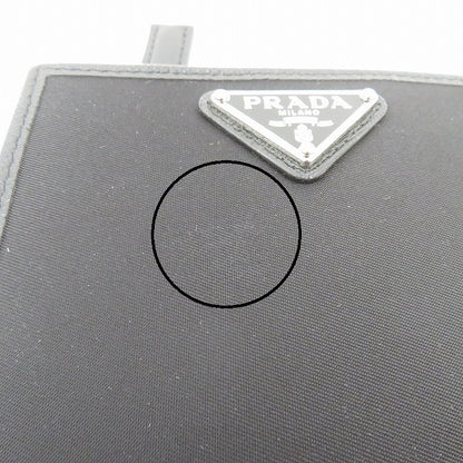 PRADA | プラダ Re-Nylon トライアングルロゴ 二つ折り財布 2ML049 2DMH ブラック【瀬戸大橋店】