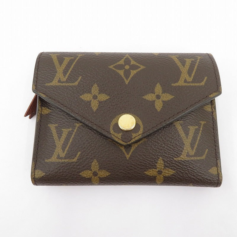 LOUIS VUITTON | ルイ・ヴィトン ポルトフォイユ・ヴィクトリーヌ 三つ折り財布 M62472 ブラウン【瀬戸大橋店】