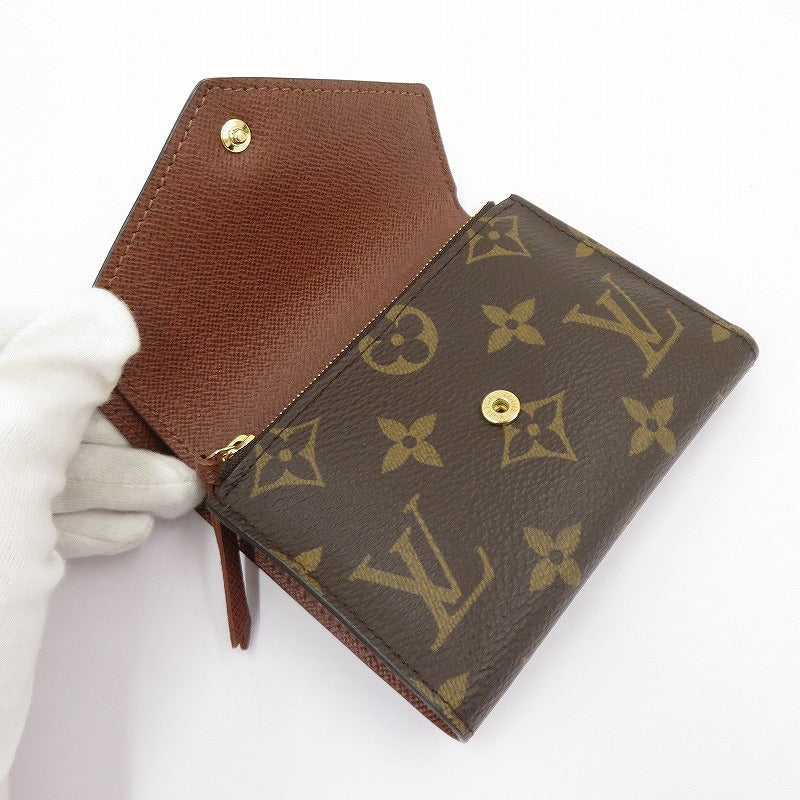 LOUIS VUITTON | ルイ・ヴィトン ポルトフォイユ・ヴィクトリーヌ 三つ折り財布 M62472 ブラウン【瀬戸大橋店】