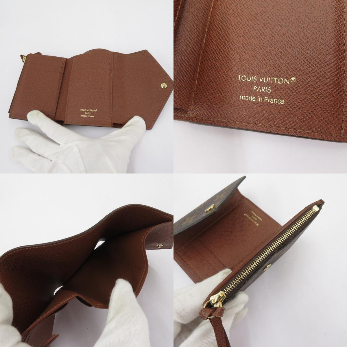 LOUIS VUITTON | ルイ・ヴィトン ポルトフォイユ・ヴィクトリーヌ 三つ折り財布 M62472 ブラウン【瀬戸大橋店】
