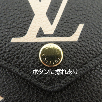 LOUIS VUITTON | ルイ・ヴィトン ポルトフォイユ・ヴィクトリーヌ バイカラー モノグラム アンプラント 三つ折り財布 M80968 ブラック【瀬戸大橋店】