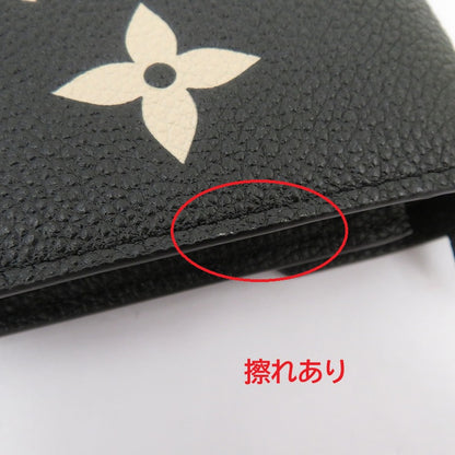 LOUIS VUITTON | ルイ・ヴィトン ポルトフォイユ・ヴィクトリーヌ バイカラー モノグラム アンプラント 三つ折り財布 M80968 ブラック【瀬戸大橋店】