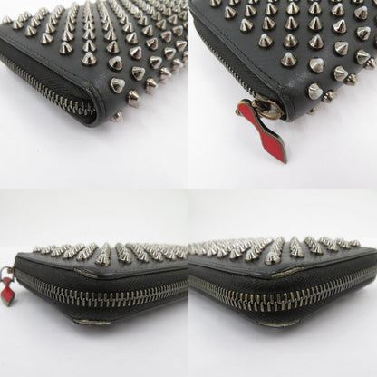 Christian Louboutin | クリスチャンルブタン パネトーネ スパイクスタッズ 長財布 1185059 ブラック【瀬戸大橋店】