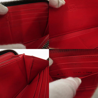 Christian Louboutin | クリスチャンルブタン パネトーネ スパイクスタッズウォレット 長財布 グレー【瀬戸大橋店】