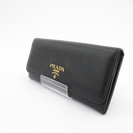 PRADA | プラダ サフィアーノ 長財布 1MH132 ブラック【瀬戸大橋店】