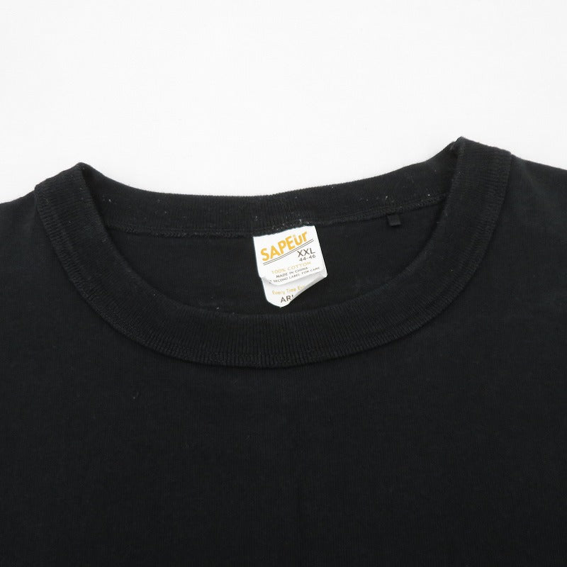 SAPEur | サプール ロッドマン TIGERHEAD 半袖Ｔシャツ ブラック サイズ：XXL【瀬戸大橋店】