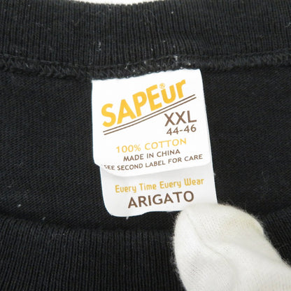 SAPEur | サプール ロッドマン TIGERHEAD 半袖Ｔシャツ ブラック サイズ：XXL【瀬戸大橋店】