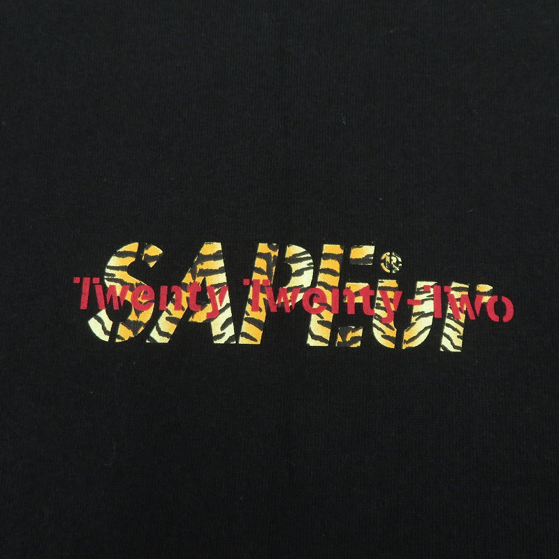 SAPEur | サプール ロッドマン TIGERHEAD 半袖Ｔシャツ ブラック サイズ：XXL【瀬戸大橋店】