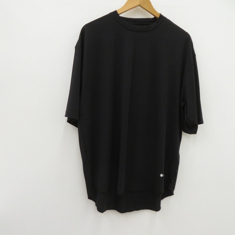 WIND AND SEA | ウィンダンシーウインダンシー Snow Peak Polartec Power Dry Wide T-Shirt 半袖Ｔシャツ WDS-C-SNP-26-Q3-CS-02 ブラック サイズ：L【瀬戸大橋店】