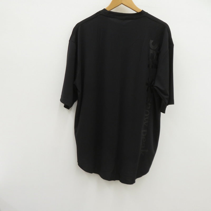 WIND AND SEA | ウィンダンシーウインダンシー Snow Peak Polartec Power Dry Wide T-Shirt 半袖Ｔシャツ WDS-C-SNP-26-Q3-CS-02 ブラック サイズ：L【瀬戸大橋店】