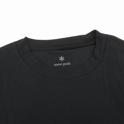 WIND AND SEA | ウィンダンシーウインダンシー Snow Peak Polartec Power Dry Wide T-Shirt 半袖Ｔシャツ WDS-C-SNP-26-Q3-CS-02 ブラック サイズ：L【瀬戸大橋店】