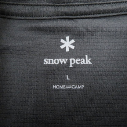 WIND AND SEA | ウィンダンシーウインダンシー Snow Peak Polartec Power Dry Wide T-Shirt 半袖Ｔシャツ WDS-C-SNP-26-Q3-CS-02 ブラック サイズ：L【瀬戸大橋店】