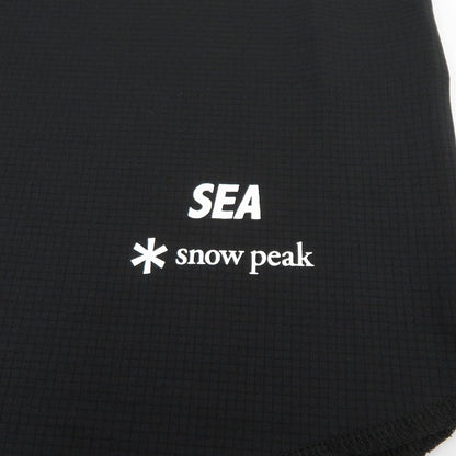 WIND AND SEA | ウィンダンシーウインダンシー Snow Peak Polartec Power Dry Wide T-Shirt 半袖Ｔシャツ WDS-C-SNP-26-Q3-CS-02 ブラック サイズ：L【瀬戸大橋店】