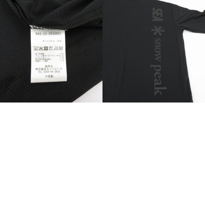 WIND AND SEA | ウィンダンシーウインダンシー Snow Peak Polartec Power Dry Wide T-Shirt 半袖Ｔシャツ WDS-C-SNP-26-Q3-CS-02 ブラック サイズ：L【瀬戸大橋店】