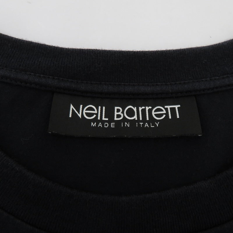 NEIL BARRETT | ニールバレット Ziggie Bear 半袖Ｔシャツ PBJT802S-P517S ブラック サイズ：M【瀬戸大橋店】