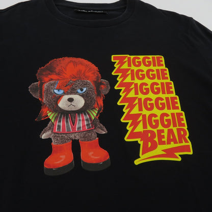 NEIL BARRETT | ニールバレット Ziggie Bear 半袖Ｔシャツ PBJT802S-P517S ブラック サイズ：M【瀬戸大橋店】