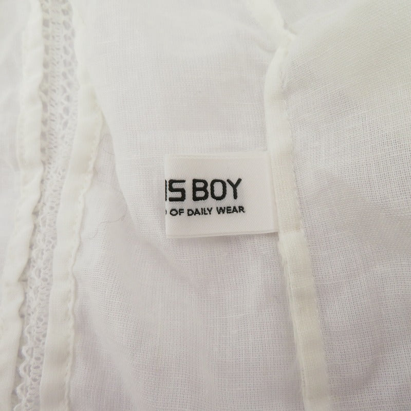 BEAMS BOY | ビームスボーイ コットンリネンギャザーボレロ その他トップス ホワイト サイズ：不明【瀬戸大橋店】