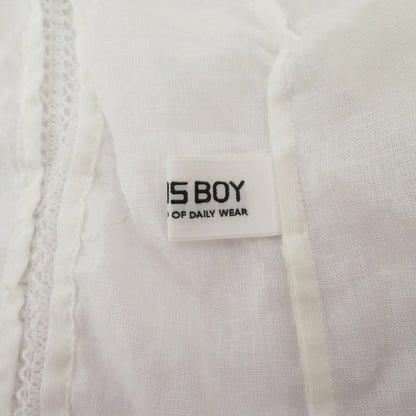 BEAMS BOY | ビームスボーイ コットンリネンギャザーボレロ その他トップス ホワイト サイズ：不明【瀬戸大橋店】