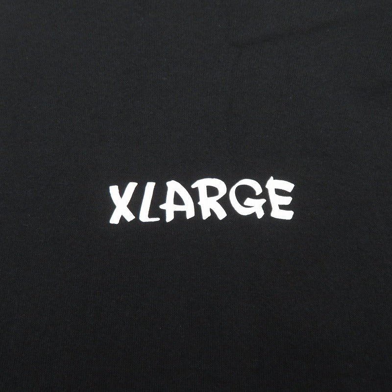 X-LARGE | エクストララージ DRAWING OG S/S TEE 半袖Ｔシャツ 101262011045 ブラック サイズ：XL【瀬戸大橋店】
