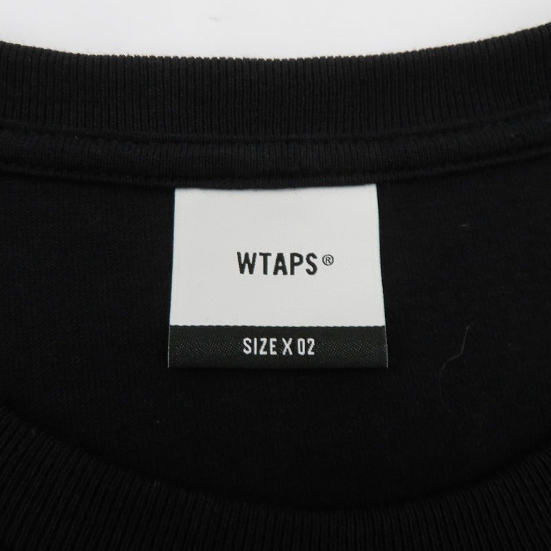 W)TAPS | ダブルタップス 半袖Ｔシャツ 241ATDT-STM03S ブラック サイズ：2【瀬戸大橋店】