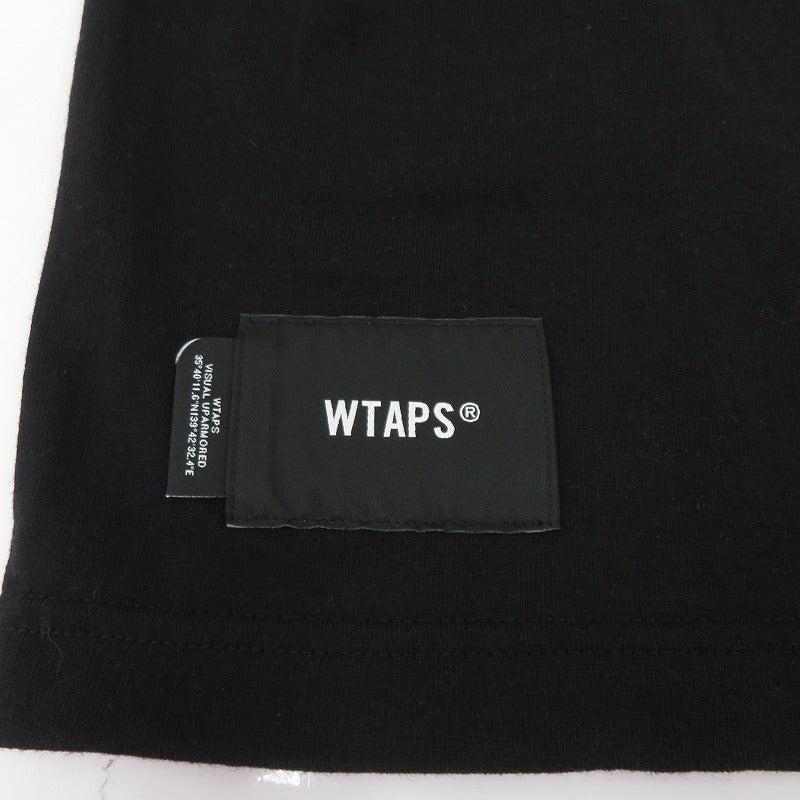 W)TAPS | ダブルタップス 半袖Ｔシャツ 241ATDT-STM03S ブラック サイズ：2【瀬戸大橋店】