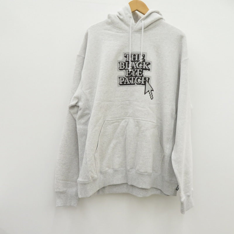 BlackEyePatch | ブラックアイパッチ CLICK OG LABEL HOODIE パーカー BEPFW22TP38 グレー サイズ：XL【瀬戸大橋店】