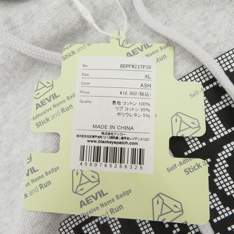 BlackEyePatch | ブラックアイパッチ CLICK OG LABEL HOODIE パーカー BEPFW22TP38 グレー サイズ：XL【瀬戸大橋店】