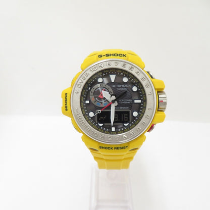 G-SHOCK | ジーショック GULFMASTER アナデジ電波ソーラー 腕時計 GWN-1000-9AJF イエロー 文字盤ブラック【瀬戸大橋店】