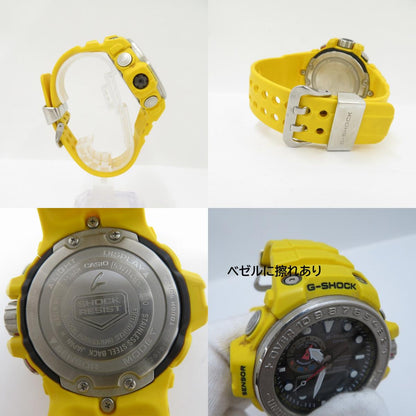 G-SHOCK | ジーショック GULFMASTER アナデジ電波ソーラー 腕時計 GWN-1000-9AJF イエロー 文字盤ブラック【瀬戸大橋店】