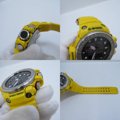 G-SHOCK | ジーショック GULFMASTER アナデジ電波ソーラー 腕時計 GWN-1000-9AJF イエロー 文字盤ブラック【瀬戸大橋店】