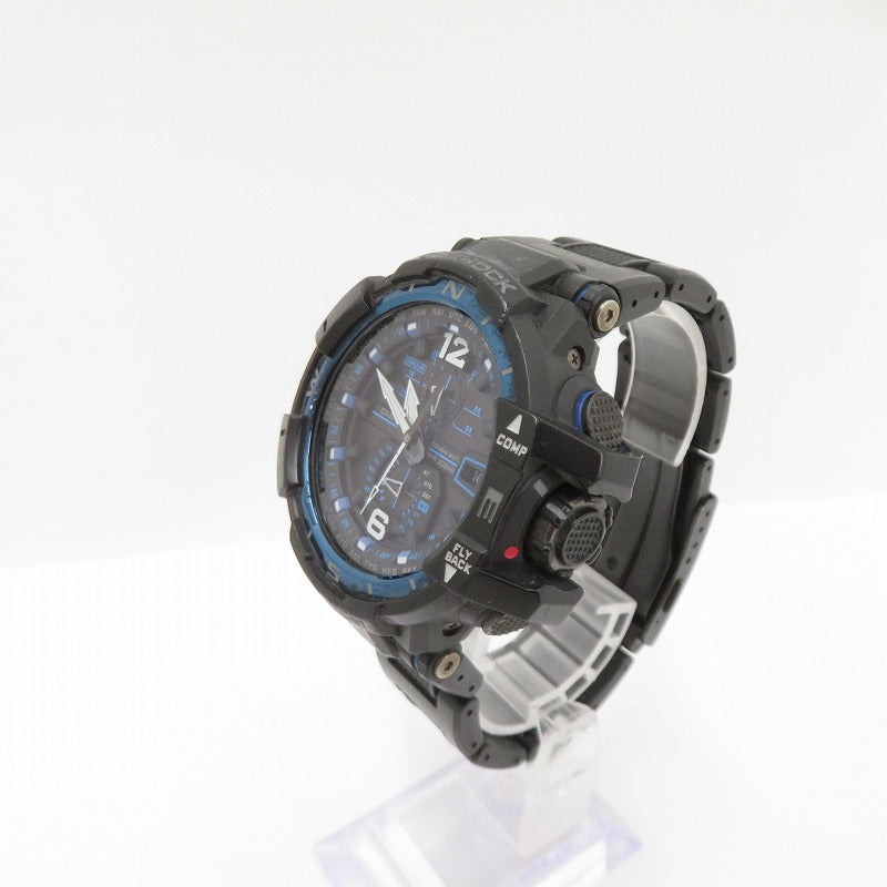 G-SHOCK | ジーショック GRAVITYMASTER アナログ電波ソーラー 腕時計 GW-A1100FC-1AJF ブラック 文字盤ブラック【瀬戸大橋店】