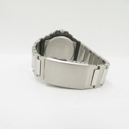G-SHOCK | ジーショック G-STEEL アナログソーラー 腕時計 GST-B1000D-3AJF シルバー 文字盤グリーン【瀬戸大橋店】