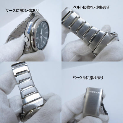 G-SHOCK | ジーショック G-STEEL アナログソーラー 腕時計 GST-B1000D-3AJF シルバー 文字盤グリーン【瀬戸大橋店】