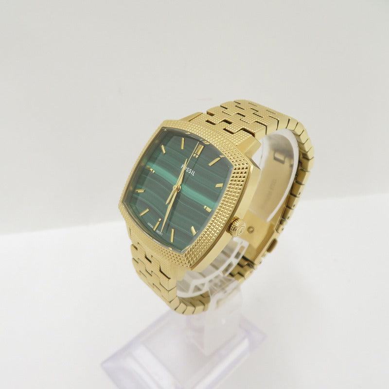FOSSIL | フォッシル NICK JONAS × FOSSIL MACHINE LUXE アナログクォーツ 腕時計 LE1217 ゴールド 文字盤グリーン【瀬戸大橋店】